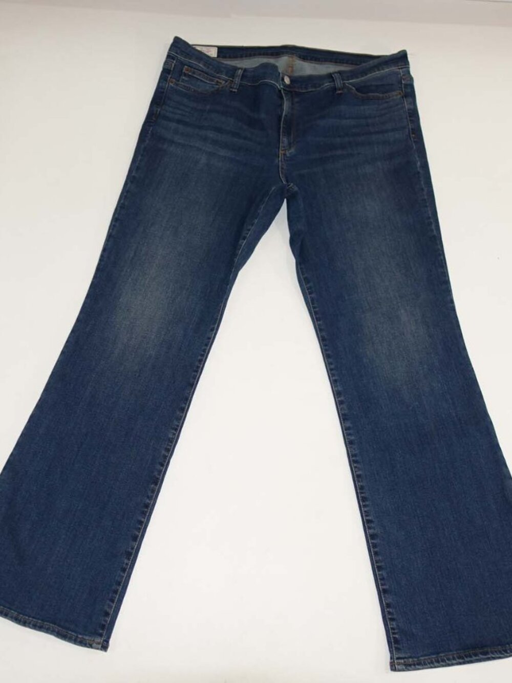 Gap Women's Perfect Boot Mid Rise Jeans Size 20 / 35 Regular Blue Stretch Denim